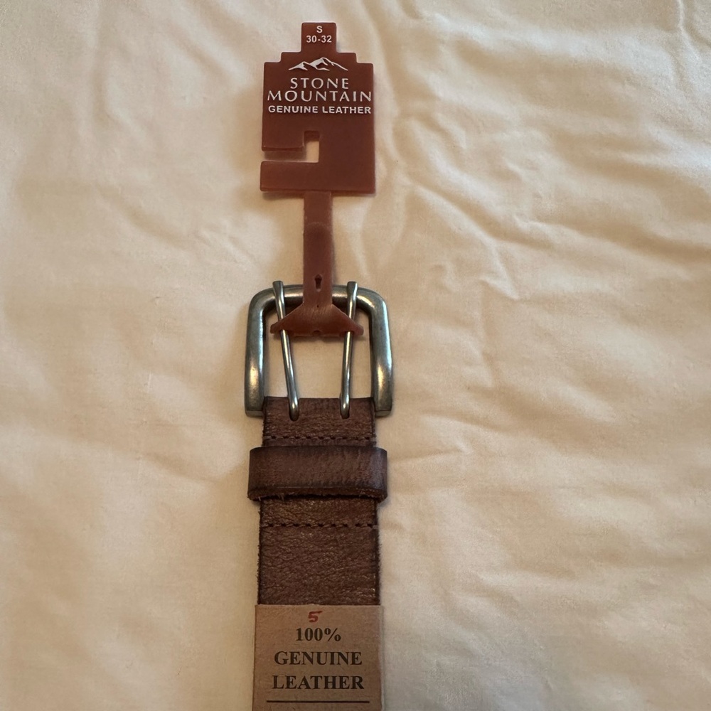 Stone Mountain Accessories Brown Leather Belt